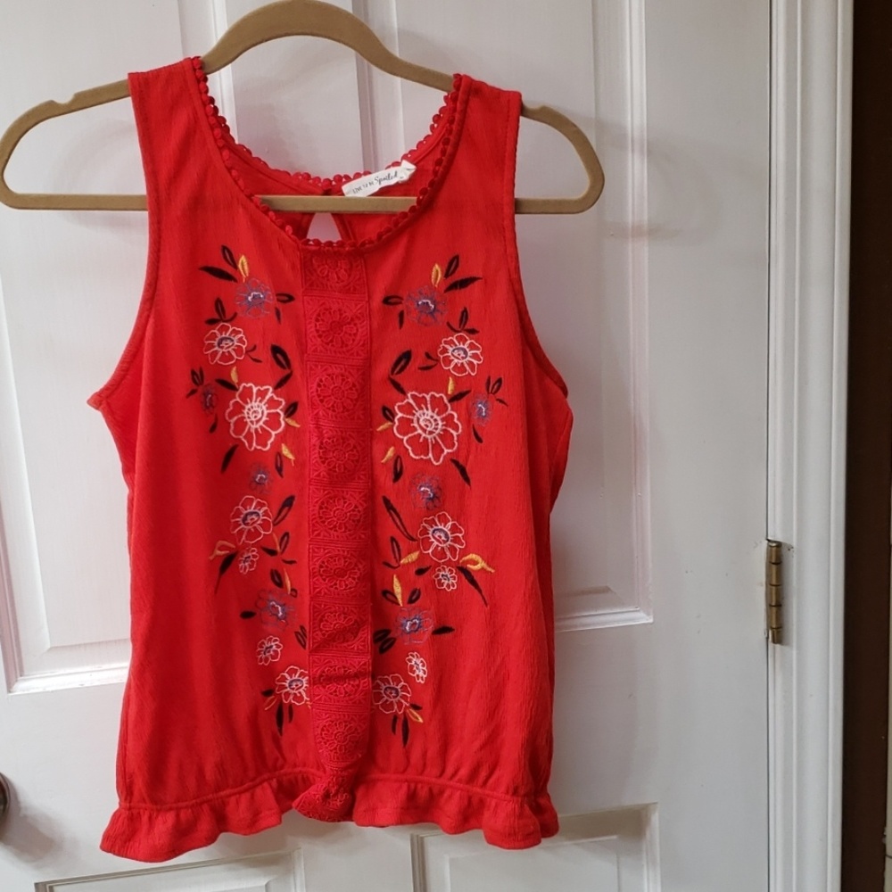 Floral Embroidered Top